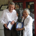 S předsedkyní Čínské psychiatrické společnosti, Peking 2007