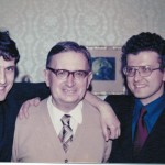 S otcem prof. Janem Rabochem a bratrem ing. Pavlem Rabochem, Praha 1972